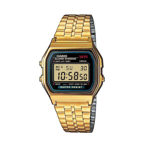 CASIO Collection Gold Stainless Steel A-159WGEA-1EF