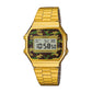 CASIO Collection Gold Stainless Steel A-168WEGC-3EF