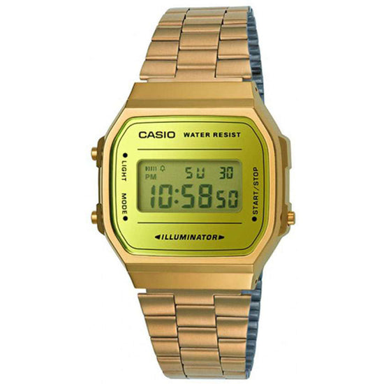 CASIO Collection Gold Stainless Steel A-168WEGM-9EF