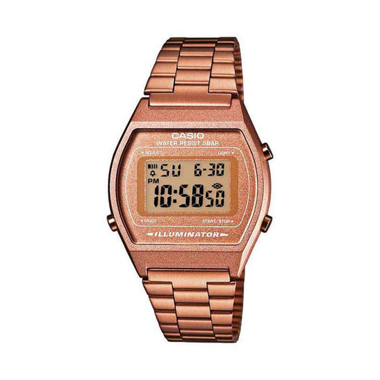CASIO Collection Rose Gold Stainless Steel B-640WC-5A