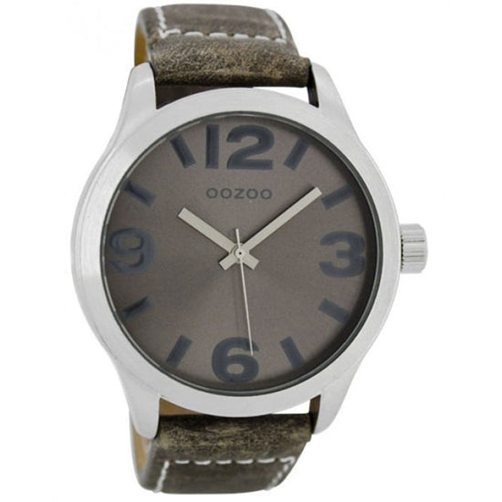 OOZOO Timepieces Ladies Brown Leather Strap C5554