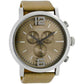 OOZOO Timepieces Unisex Brown Leather Strap C5566