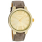 OOZOO Timepieces Ladies Brown Leather Strap C5688