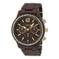 OOZOO Timepieces Crystals Ladies Brown Metallic Bracelet C5769