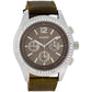 OOZOO Timepieces XXL Unisex Brown Leather Strap C6254