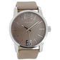 OOZOO Timepieces XL Ladies Beige Leather Strap C6706