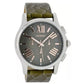 OOZOO Timepieces Ladies Khaki Leather Strap C6867