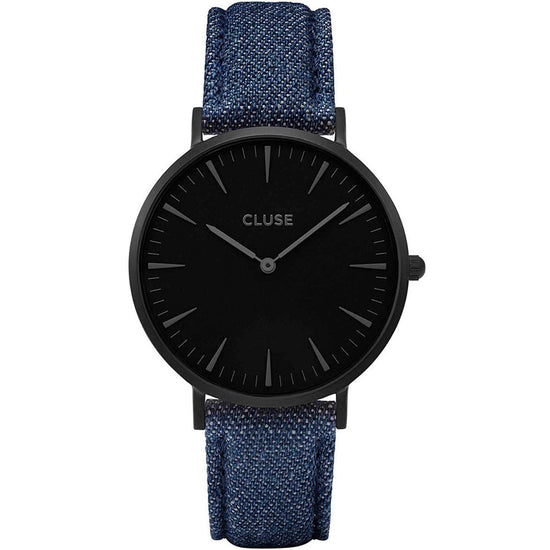 CLUSE LA BOHEME BLUE DENIM LEATHER STRAP CL18507