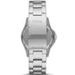 FOSSIL FB-01 Three-Hand Date Men Watch Silver Stainless Steel Bracelet FS5657