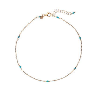 TURQUOISE ANKLET