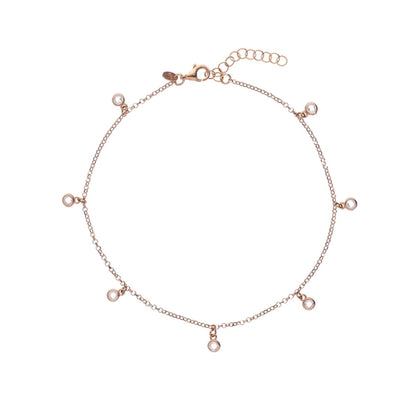 ZIRCONS ANKLET